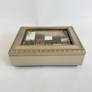 NEW Cottage Garden Retirement Music Box What a Wonderful World Photo Frame
